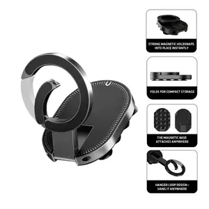 Trendzy Maglock, Portable MagSafe Suction Mount, Stick Anywhere, Phone Holder, Mini Tripod, Multifunctional