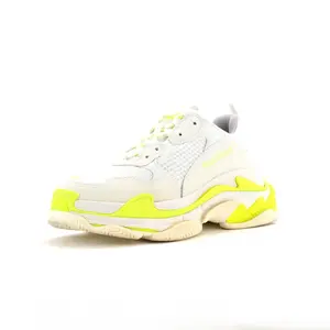 Pre-owned Balenciaga Men's Triple S Sneakers Fabric and Mesh with Faux Leather by Rebag