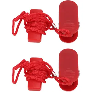 2pcs Treadmill Magnet Key Automatic Treadmill Magnet Security Lock Easy Use Universal Universal Magnet Safety Key for Exercise Machine(14 * 35mm Models)