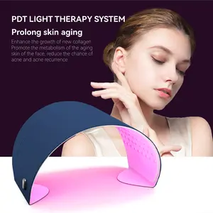 Hello Face FDA-Cleared 4D LED Light Therapy Mask - Clinically-Proven Wavelengths for Professional Acne & Anti-Aging Results at Home