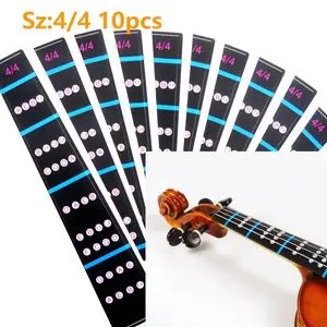 Beginner Violin Finger Position Stickers, 1/8-4/4 Size, Practice Scales and Intonation, Essential Music Learning Tool, 20cm Dimension