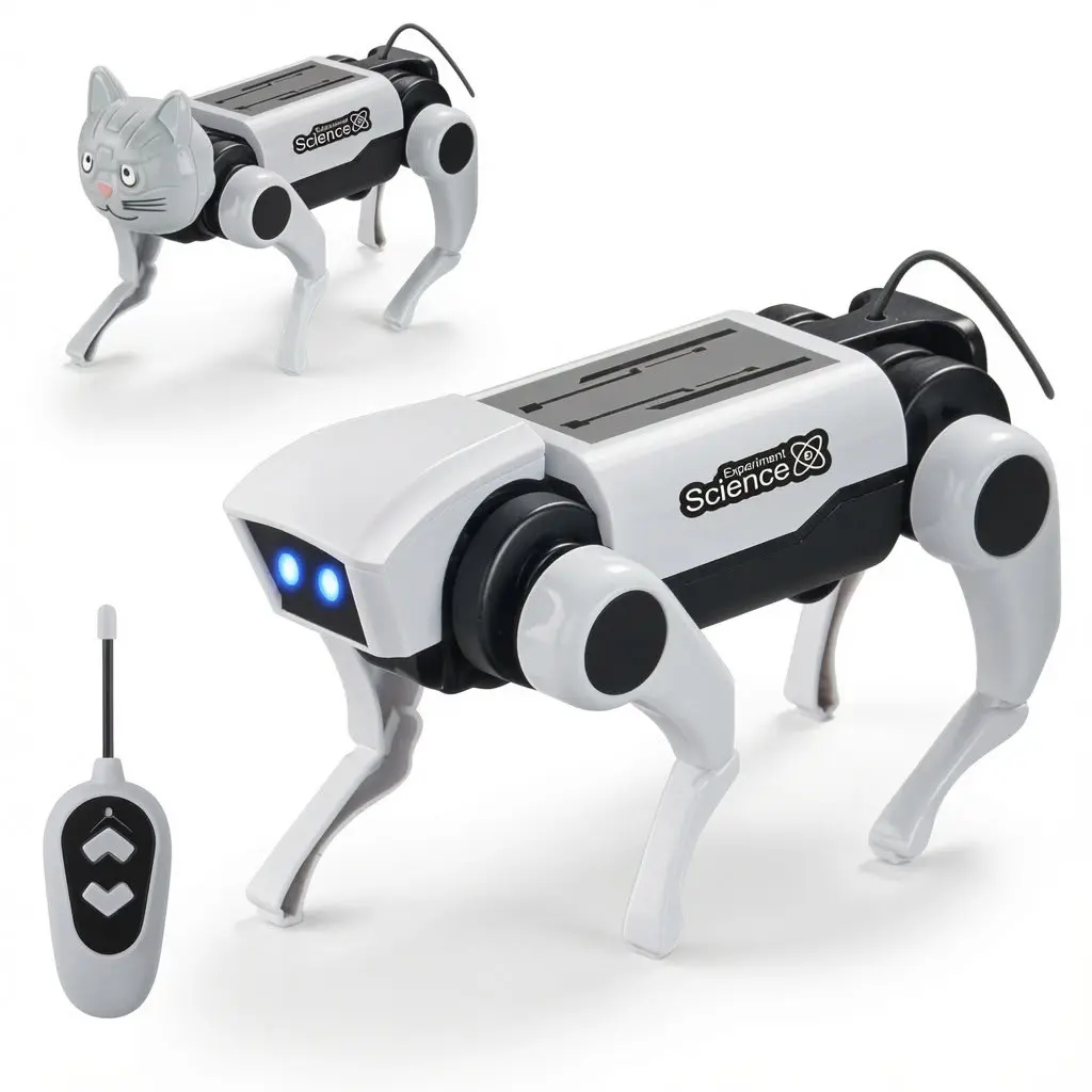 REMOTE CONTROL ROBOT DOG/CAT -WHITE