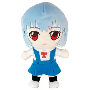 EVANGELION NEW MOVIE - REI AYANAMI MOVABLE VER PLUSH 8" H