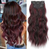 Burgundy mix Dark Brown