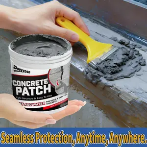 Fast-Drying Waterproof Cement Repair Paste, RV Interior Concrete Patch, Crack Filling, Durable for Roofs, Kitchens, Walls, Floors, Concrete Sealant Waterproof