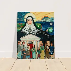 Room Decor, Catherine Mcauley Poster, Sisters of Mercy, Time And Eternity, Irish Nun Unframed | 5 Size, 8x12 to 27x40 inch
