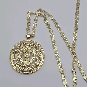 THE GRIM REAPER/SANTA MUERTE fashion necklace regular chain style 24"inches new pendant Iced Out Jewelry Bling Stylish Accessory