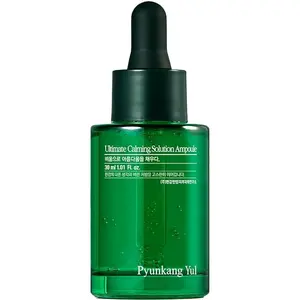 Pyunkang Yul Ultimate Calming Solution Ampoule with Shea Butter, Honeysuckle Flower, Ceramides, CICA to Rapidly Soothe, Moisturize Dry & Sensitive Skin, Korean Facial Beauty Care, 1.01 fl.oz.