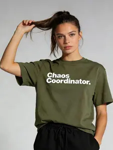 Geeksoutfit Chaos Coordinator Graphic T-Shirt – Funny Cotton Tee for Men Women Unisex Streetwear Casual Crewneck
