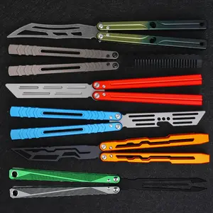 Aluminum Alloy Butterfly Trainer, Essential for Beginners, Outdoor Flip Tool, Cool Hand Tool Toy, Multiple Models Available