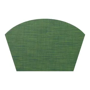 REGALWOVEN WovenTable Placemats Set of 6 Placemats Heat Resistant Water Proof Table Mats 18x12 inch Green