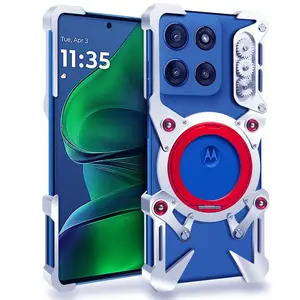 Shockproof Metal Bumper Case For Motorola Moto G Stylus(2023 2024 2025 2026)、G Play、G100S、G96、G86、G85 S50Neo、G67 Power、G77、57、G56、G17、G06 G17 G87、G47、G37 Case Aluminum Cover