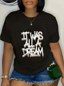 100% Cotton It Was A Dream Tshirt Men Women Rap 1990s Music Hip Hop T-Shirt