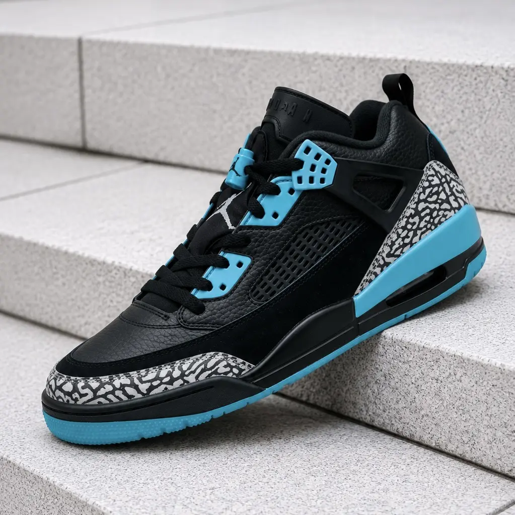 Nike Air Jordan Spizike Low Black Gamma Blue FQ1759-005 Men's Fashion Sneaker New