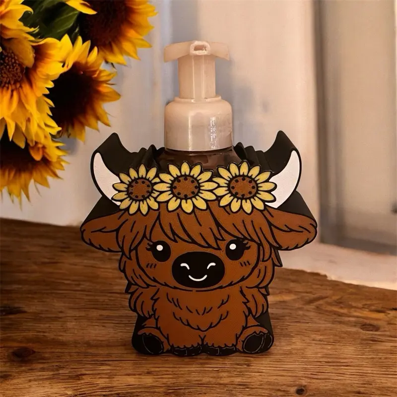 Highland Cow B&BW Soap Holder Highland Cow B&BW Soap Holder