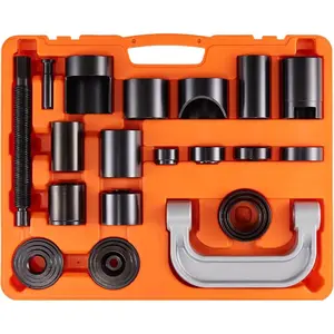 VEVOR Ball Joint Press Kit, 25 pcsTool Kit, C - Press Ball Joint Remove and Install Tools, for Most 2WD and 4WD Cars, Heavy Duty Ball Joint Repair Kit for Automotive RepairingVEVOR Super Brand Day