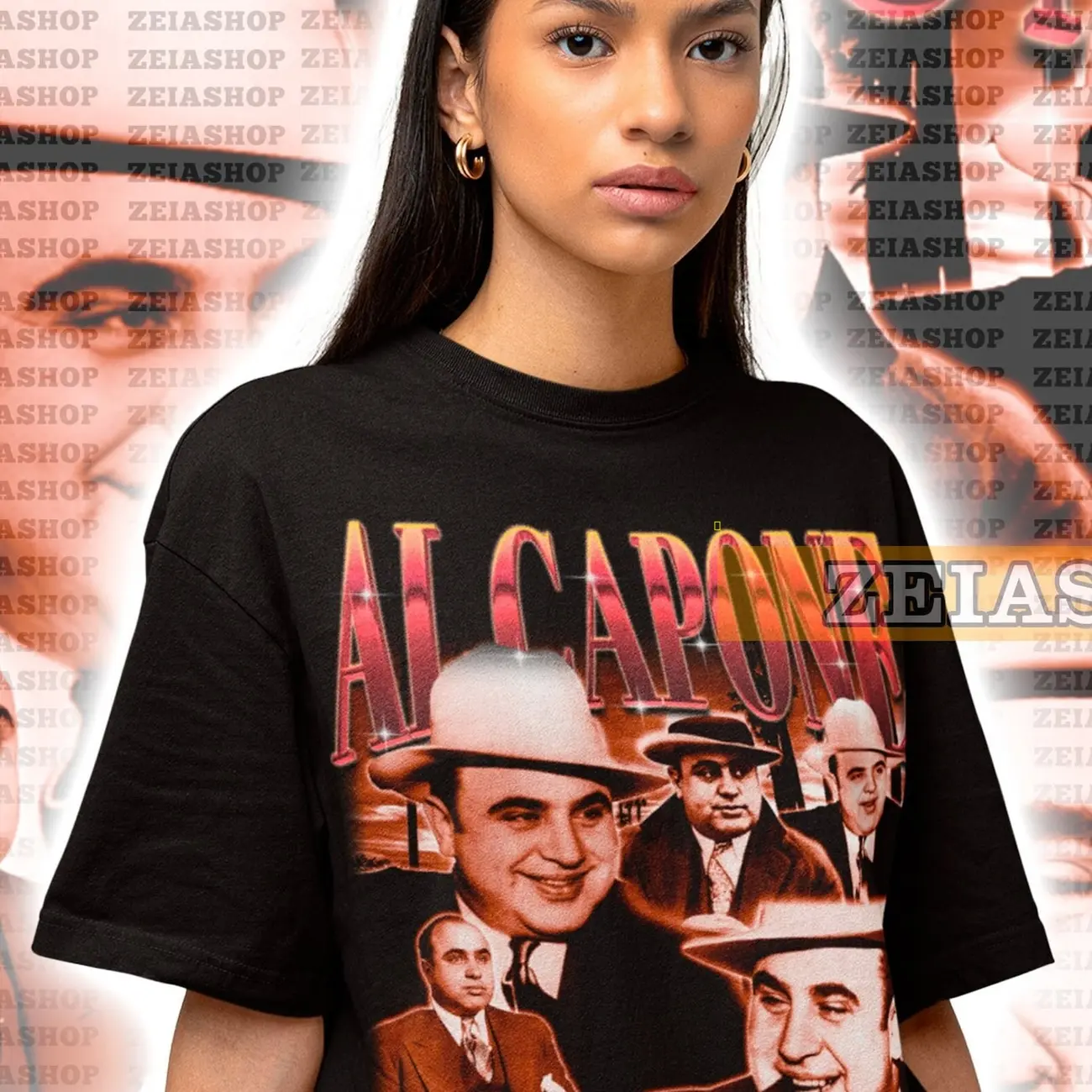 RETRO AL CAPONE Shirt, Al Capone Sweater & Hoodie, Al Capone Fan Gift, Al Capone Homage, Al Capone Merch, Al Capone 90s Tee