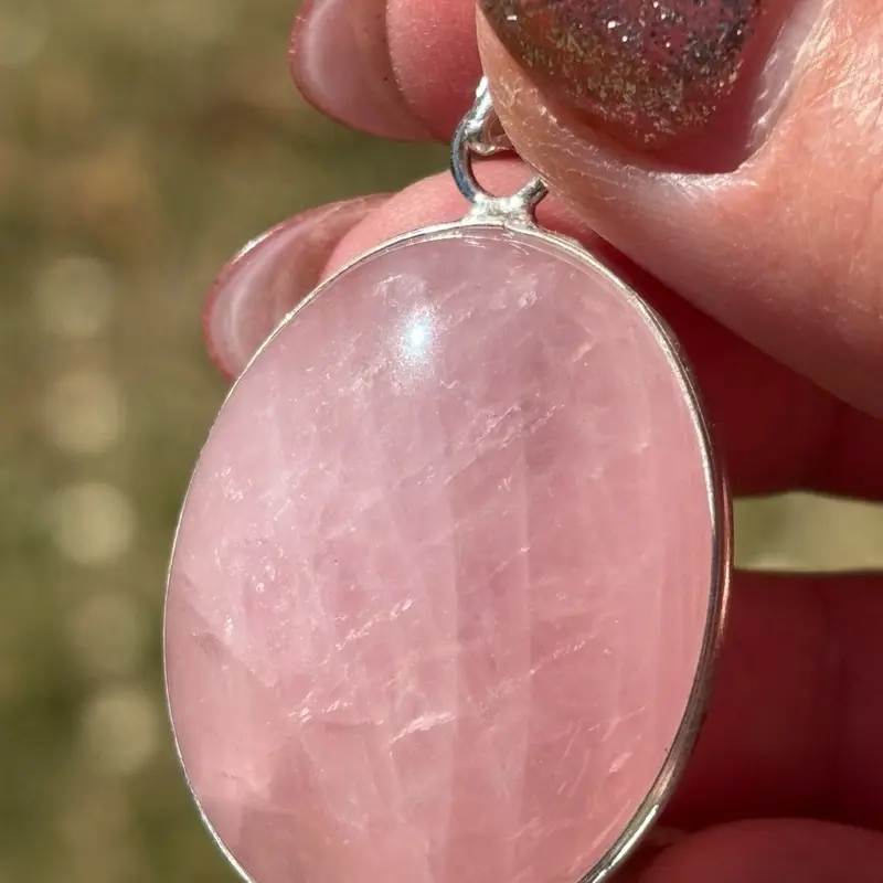 Rose Quartz Pendant -