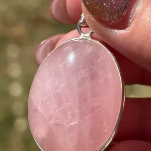 Rose Quartz Pendant -