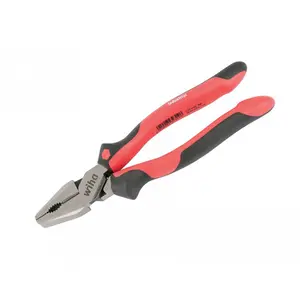 Wiha Tools 30909 9" Heavy Duty Combination Pliers with Industrial SoftGrip