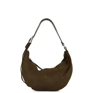 ALLSAINTS Luna Shoulder Bag in Fango Brown