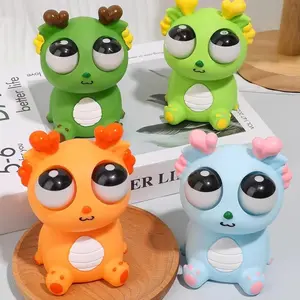 1 pc Squeeze Stress Relief Toy Eye Popping Dragon Funny Eyeball Burst Toys Pop Out Eyes Toy for Birthday Gifts, Graduation Gifts, Party Favors, Party Gifts, Ideal Gift for All Occasions