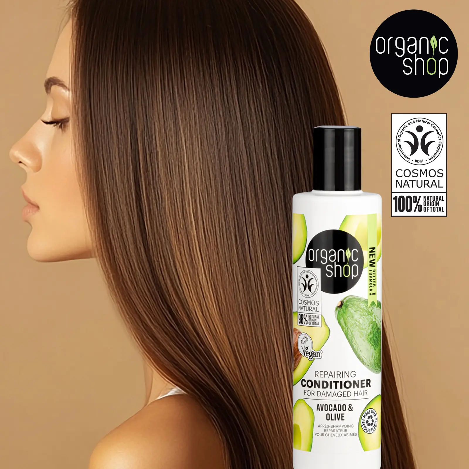 Organic Shop Avocado & Olive - Moroccan Princess Repairing Hair Conditioner 280ml