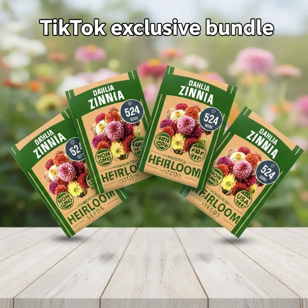 4 Zinnia Dahlia Pack