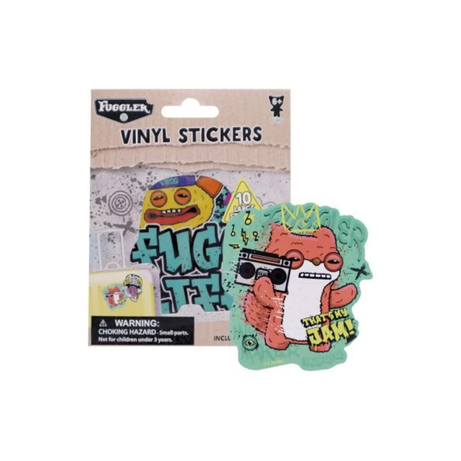 ZURU Fuggler 10 pc Large Sticker Set - TikTok Shop