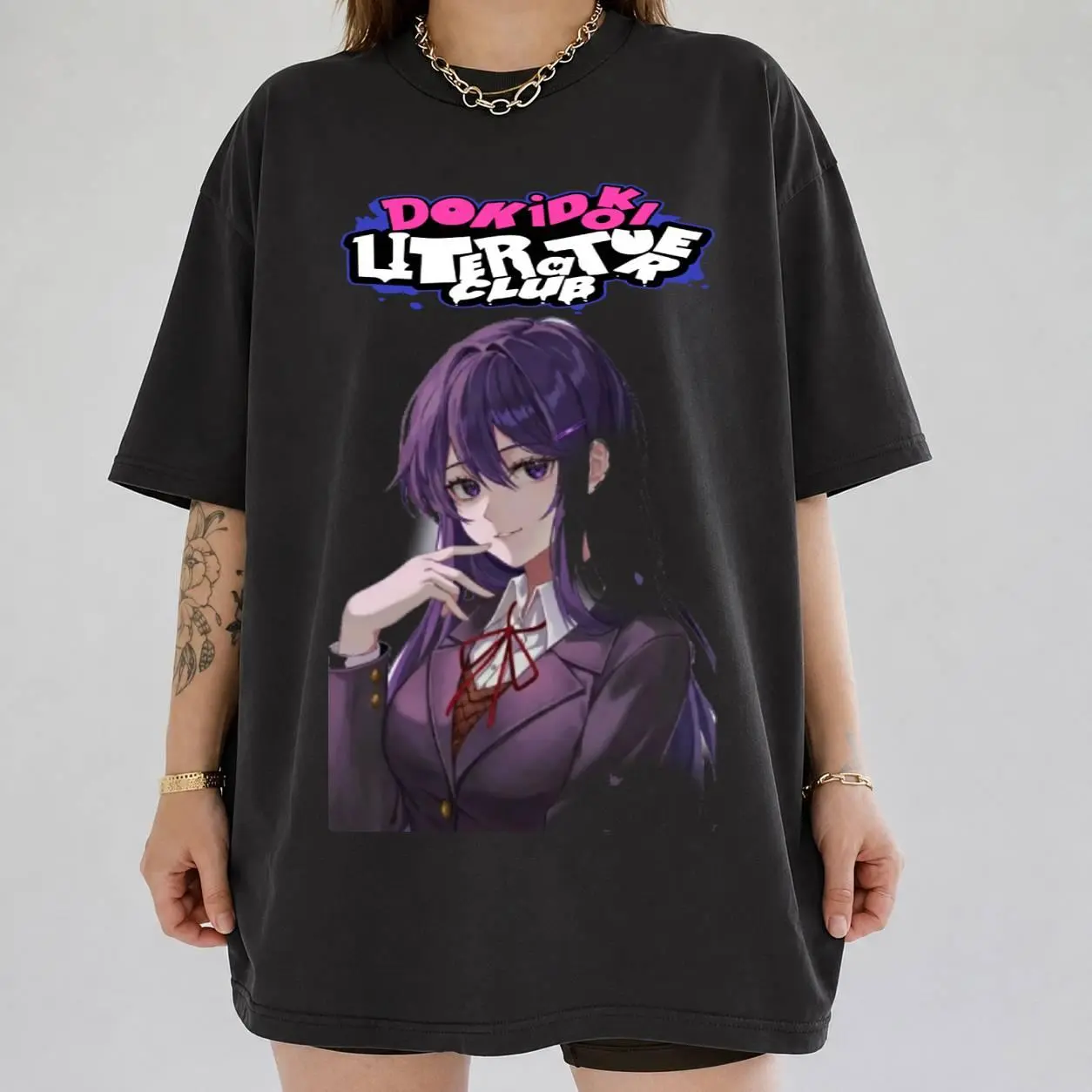 Doki Doki Literature Club Natsuki Graphic Gift For Fans T Shirt QG27705