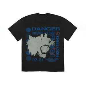 Travis Scott Cactus Jack For Fragment Danger Tee (CJFR-SS02) Size S-XXL Custom Shirt Basic Shirt