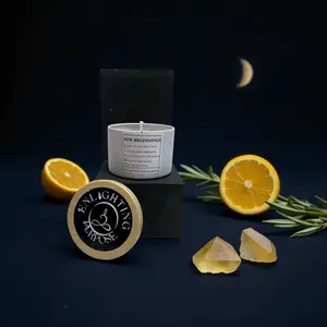 New Beginnings Candle – Intention, Renewal & Fresh Energy (4 oz)