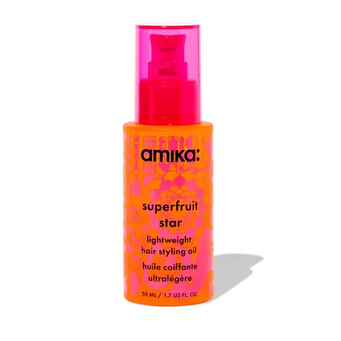 superfruit star | lightweight hair styling + heat defense oil