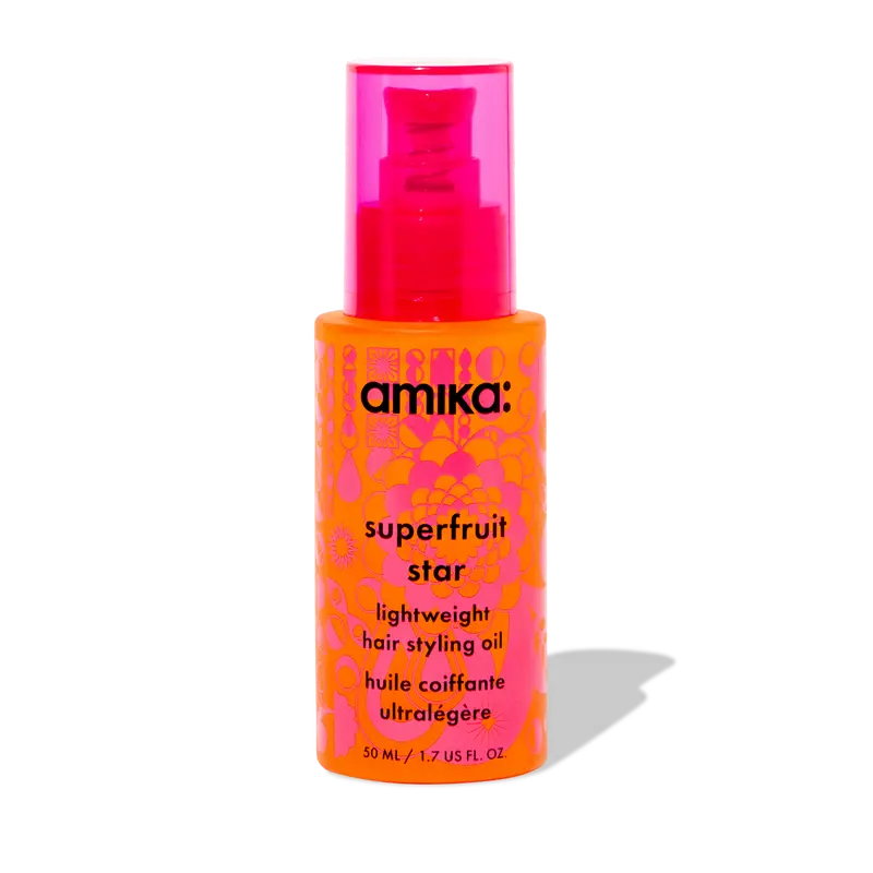 superfruit star | lightweight hair styling + heat defense oil