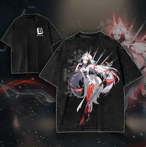 YE SHUNGUANG - Void Hunter Collection Zenless Zone Zero Washed T-Shirt Sweatshirt & Hoodie Game Shirt, Cotton Anime Merch, ZZZ Hoyoverse Top