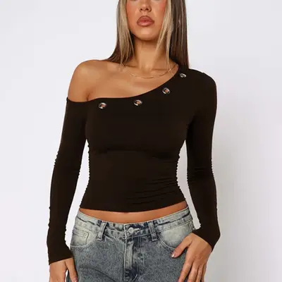 Black No Shoulder Top Outfit TikTok Shop