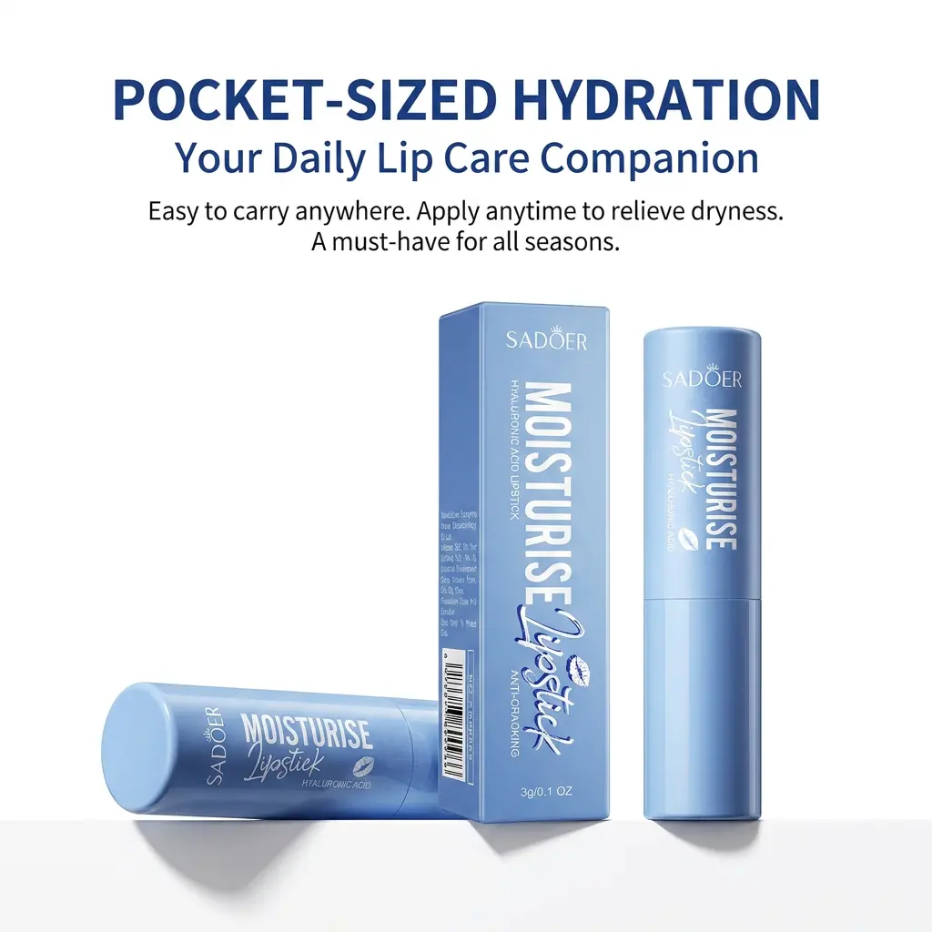【Buy 1 Get 2 Free】Hydrating Hyaluronic Acid Lip Balm for Dry Chapped Lips | Must-Have Lip Care