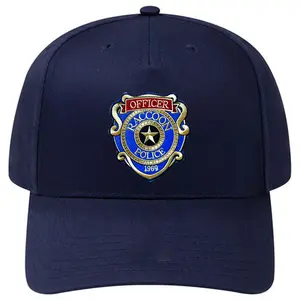 Resident Evil RPD Raccoon Police Department Embroidered Hat, Uniform Iron On Sew Badge DIY Leon Kennedy Costume Prop S.T.A.R.S. 1969 City, Leon Kennedy Baseball/ Pigment Caps