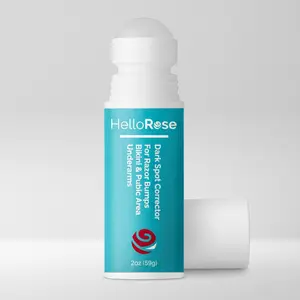 Hello Rose Smoothing Solution Ingrown Hair Treatment - Gentle & Effective to Calm Irritation, Razor Bumps & Dark Spots. After Waxing on Legs, Underarms & Bikini Line.