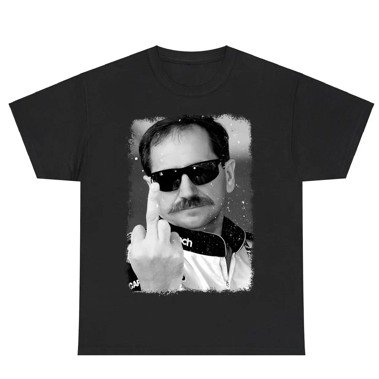 Dale Earnhardt 80s 90s Vintage Distressed Long Sleeve T-Shirt