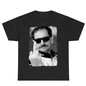 Dale Earnhardt 80s 90s Vintage Distressed Long Sleeve T-Shirt