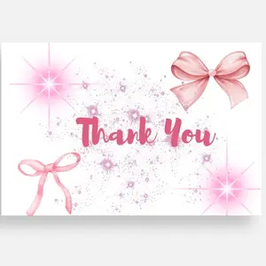 4x6 package insert thank you cards qty 100