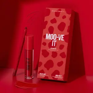 MOO-VE IT Lip Kit Duo Beauty Creations Makeup Lip Liner Lipstick