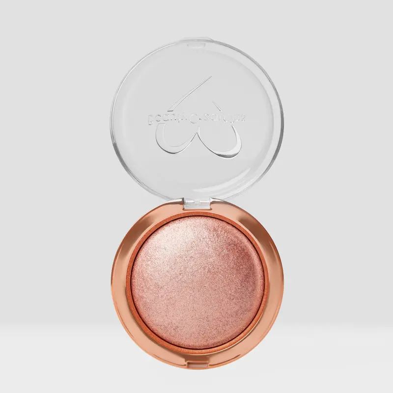 Beauty Creations Flawless Stay Pressed Shimmer Highlighter - Lightweight Silky Cosmetic Powder, Long-Lasting Radiance, Blendable Positive Light Luminizer, Assorted Shades, Champagne Kiss Option, Beauty & Personal Care Makeup Products Essential