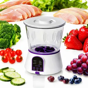 CONLILAI KLL-9A Wireless Fruit & Vegetable Cleaner USB-Powered IPX7 Waterproof Detergent-Free Physical Cleaning Device for Home Use with 4400mAh Battery and Multi-Scenario Adaptation summervibes