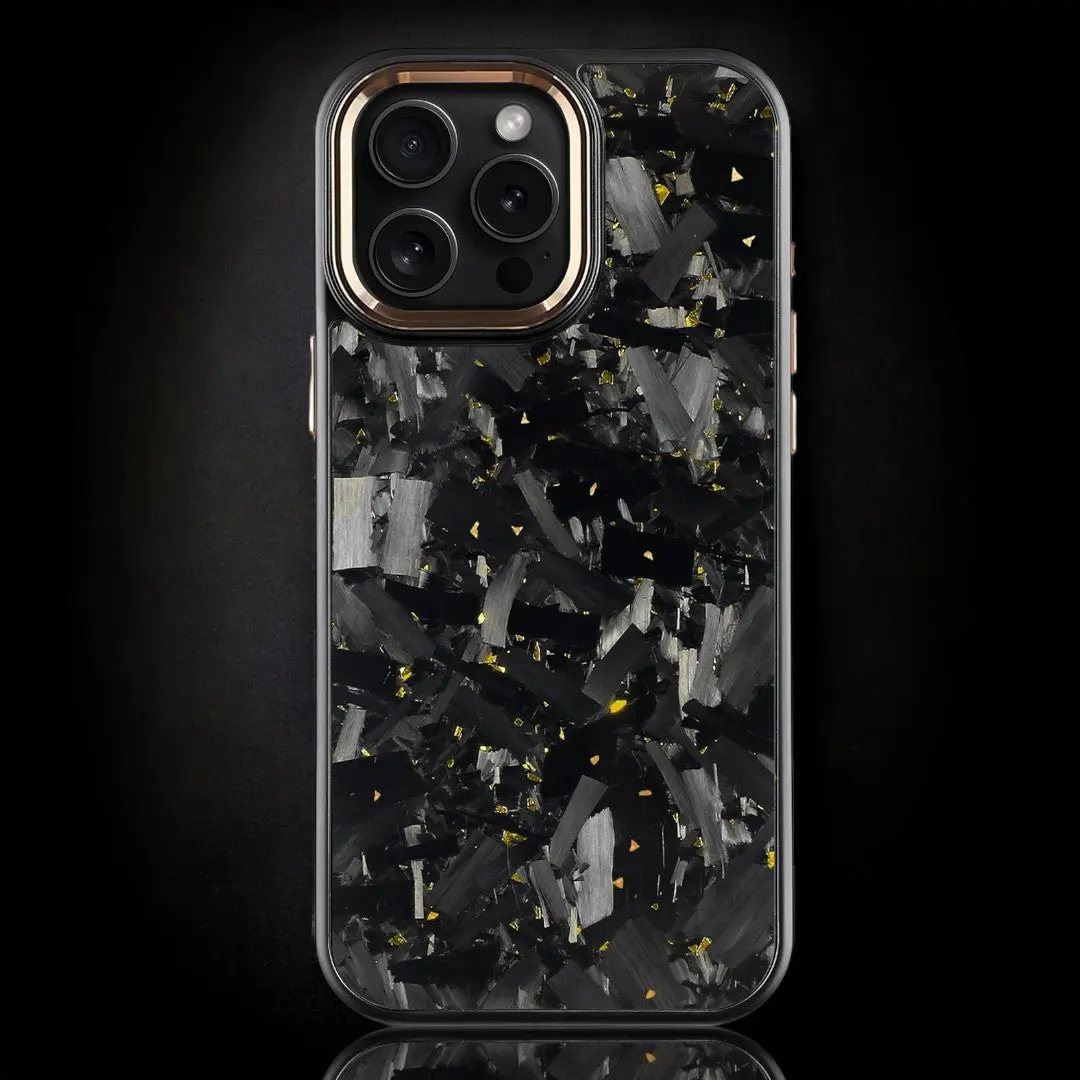 BOLD FORGED Carbon Fiber x Accent | Gold | iPhone