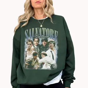 Salvatore Brothers Sweatshirt,Salvatore Merch,TVD Sweatshirt, TVD Gift,Vampire Diares Shirt,TVD Shirt,Gift For Women And Man,Gift For Team Stefan,Vintage Shirt,TVD Merch, Stefan Salvatore, Damon Salvatore