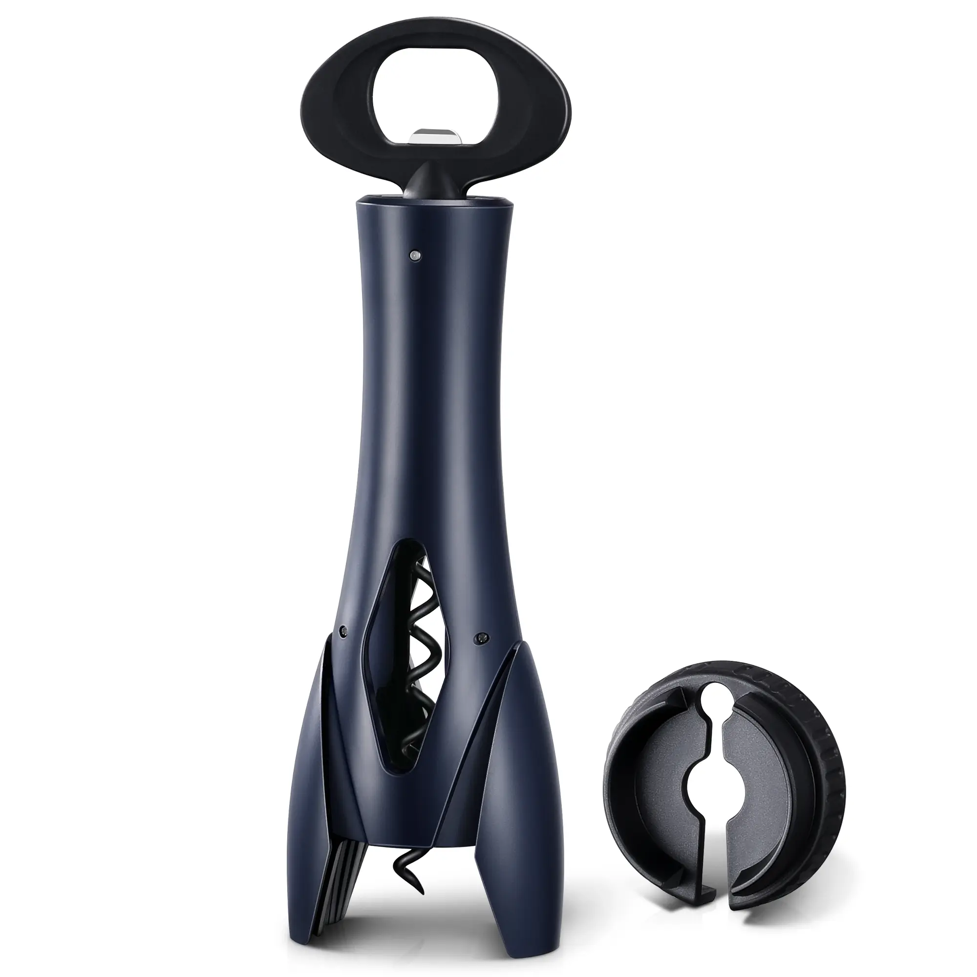 Wine Opener, Corkscrew Wine Bottle Opener with Foil Cutter, Sharp Screw ...