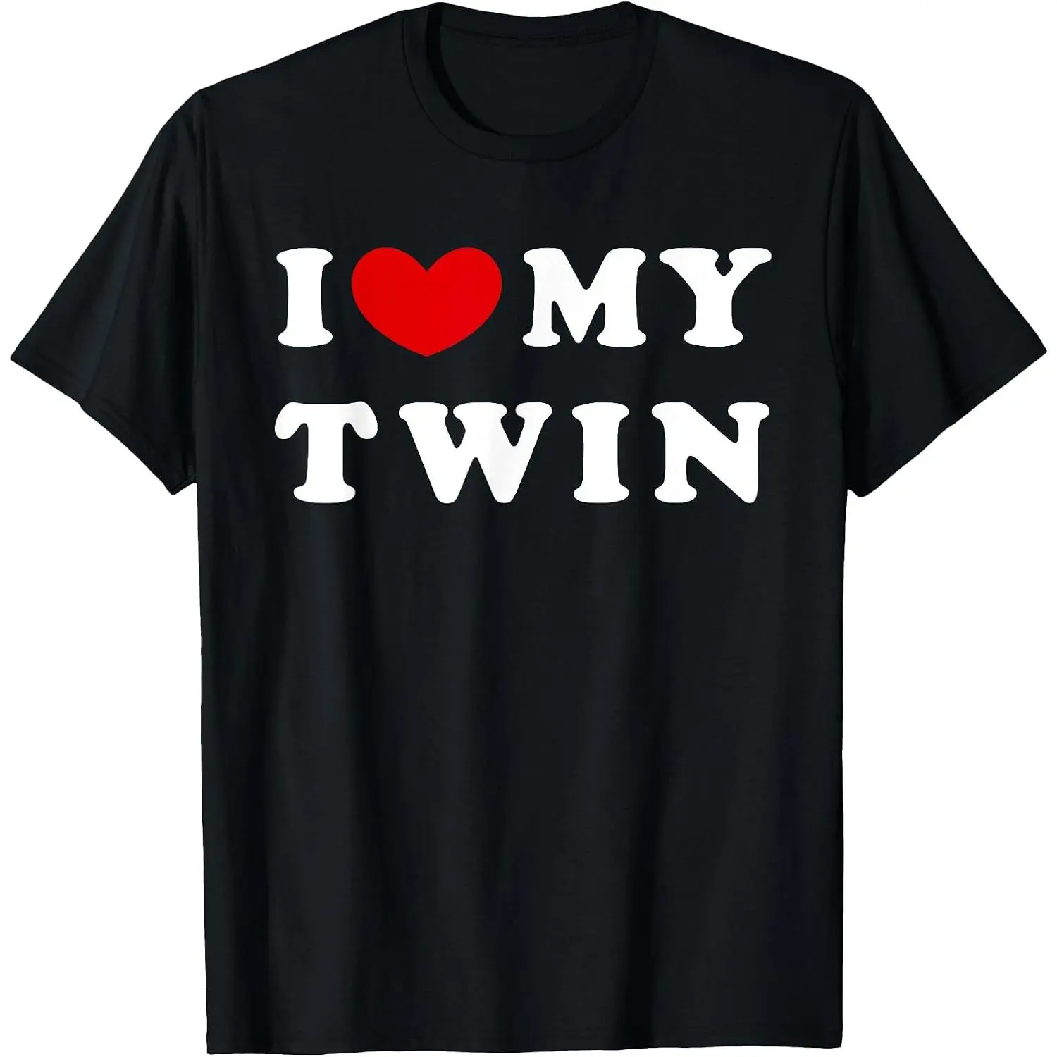 I Love My Twin, I Heart My Twin T-Shirt