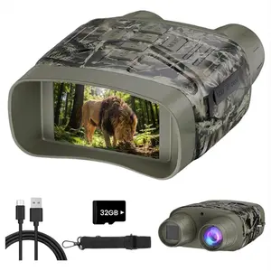 Night Vision Goggles 4K Binoculars, 3'' HD Screen, Save Photos & Videos with 32GB TF Card, Ideal for Observation
